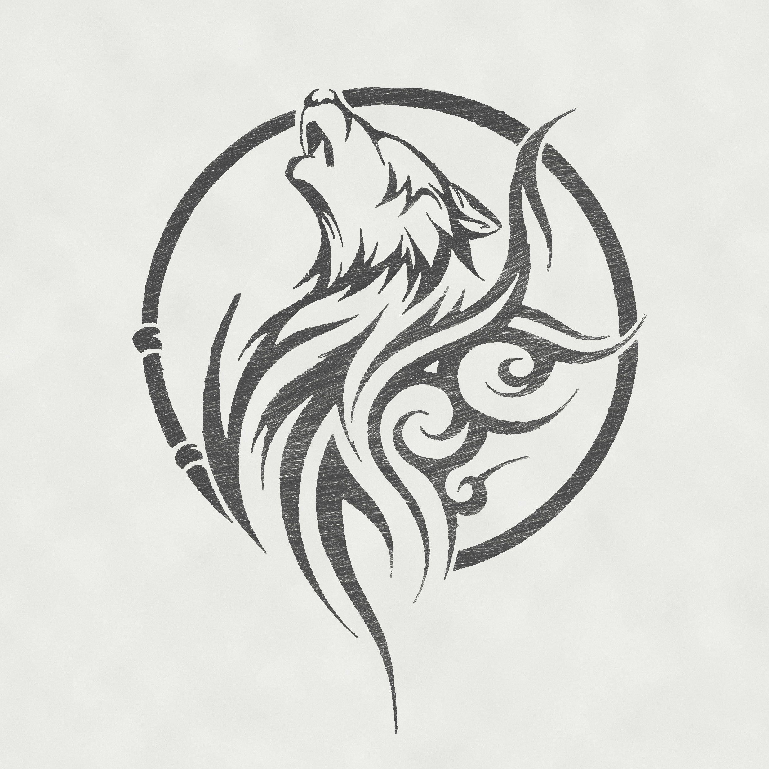 Tribal Wolf Tattoo Designs Tribal Wolf Tattoo Wolf Tattoo Design Tribal ...