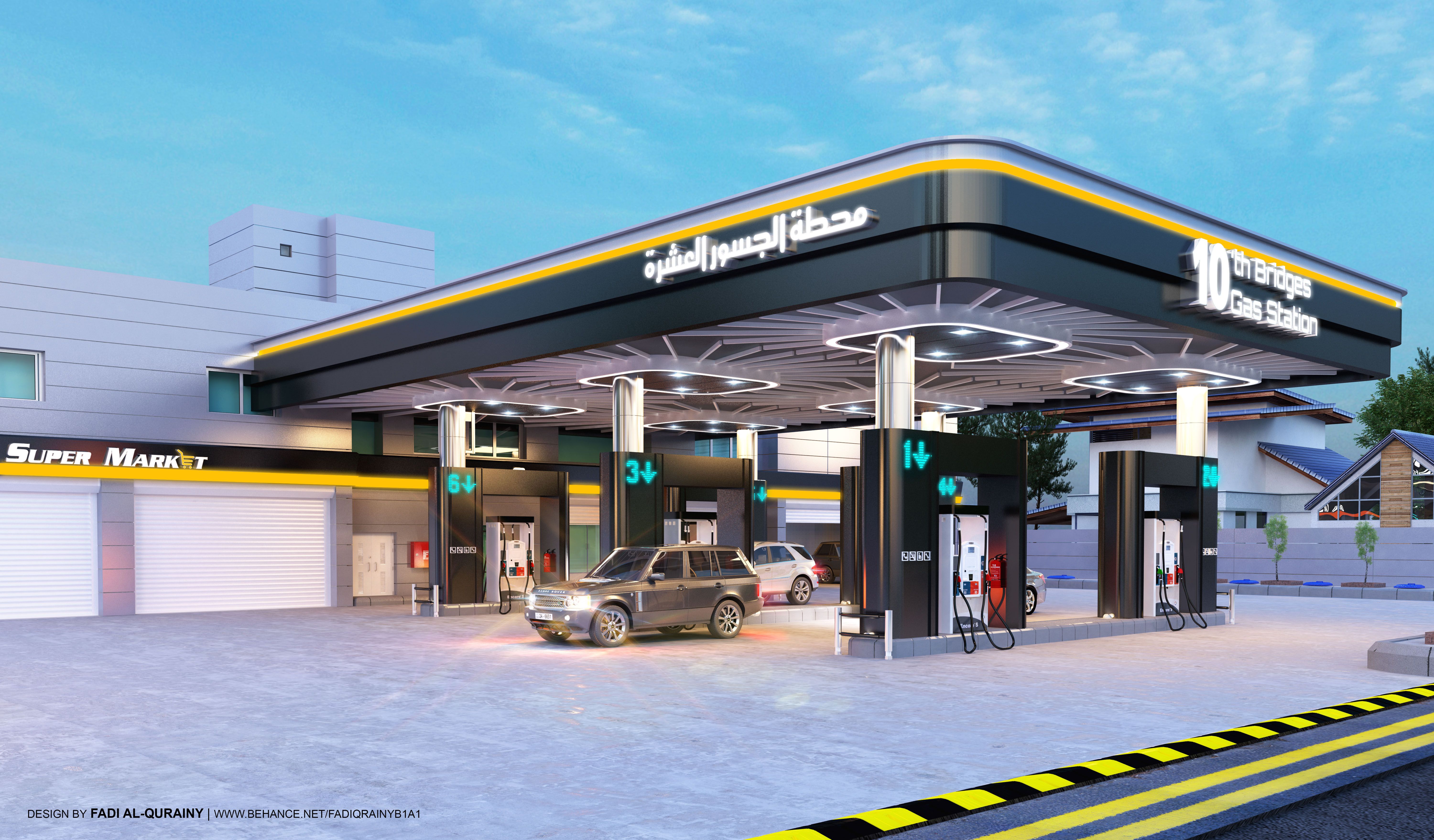 Check out this Behance project “10th Bridges Gas Station Proposal”