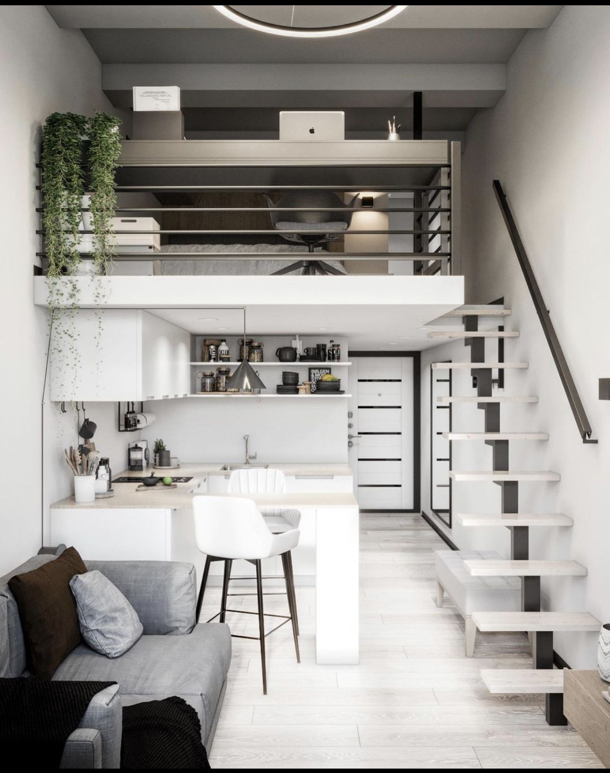 Tiny Loft, Tiny House Loft, Modern Tiny House, Tiny House Living, Loft ...