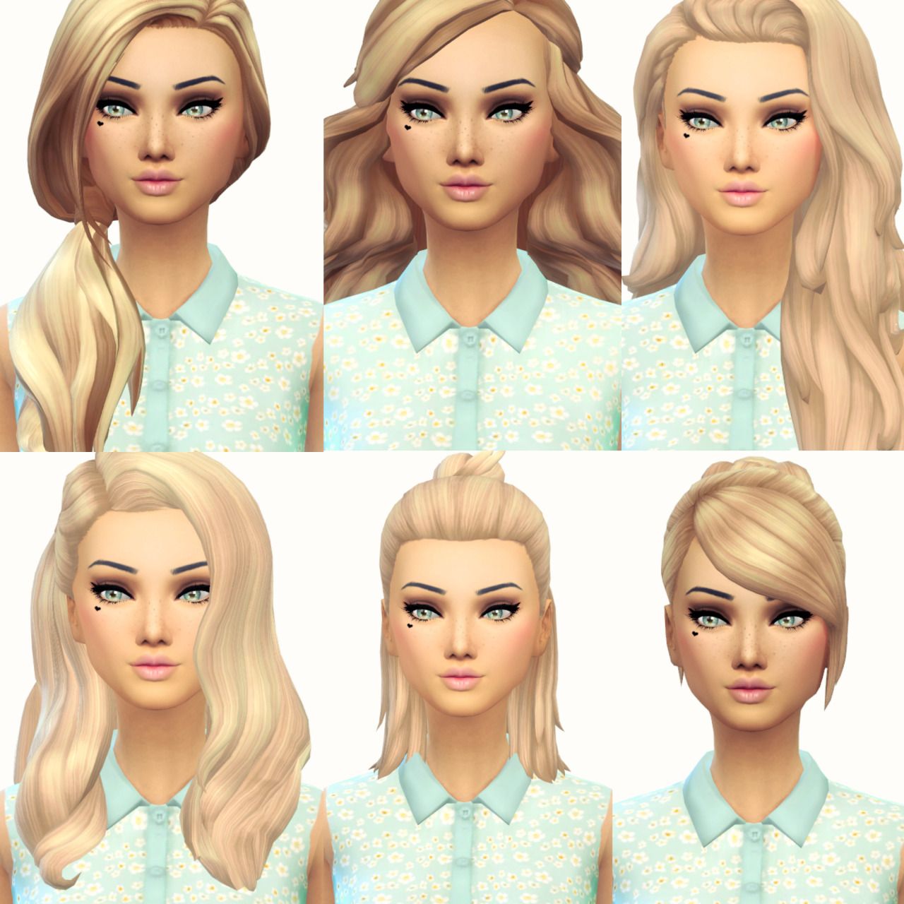 Sims 4 cc hair maxis match pack - koolvsa