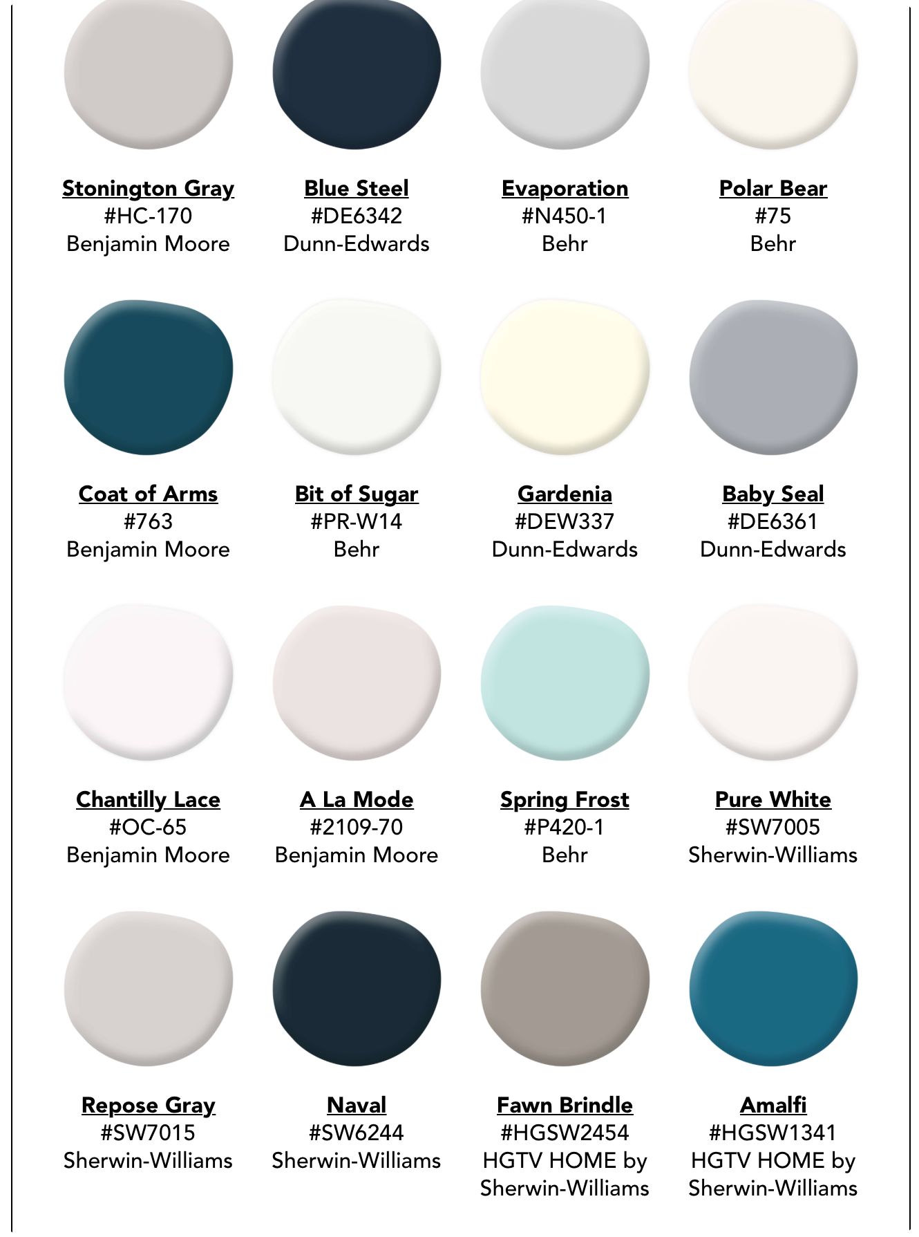 HGV090118PaintIndex_lo | Color inspiration, Modern gray sherwin ...