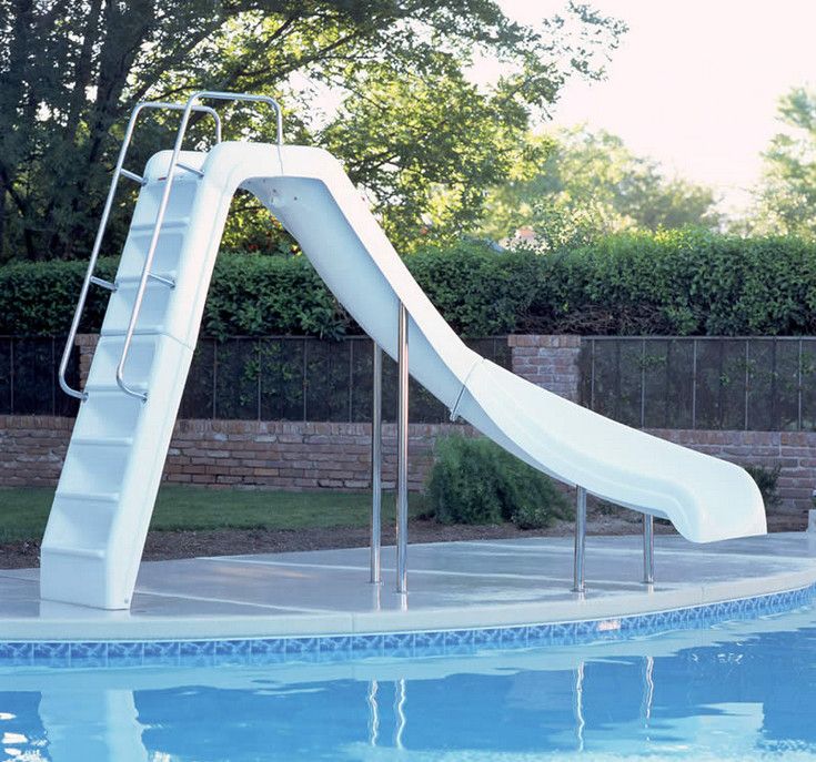 Above Ground Swimming Pool Slides | Pool Design Ideas | Inground pool ...