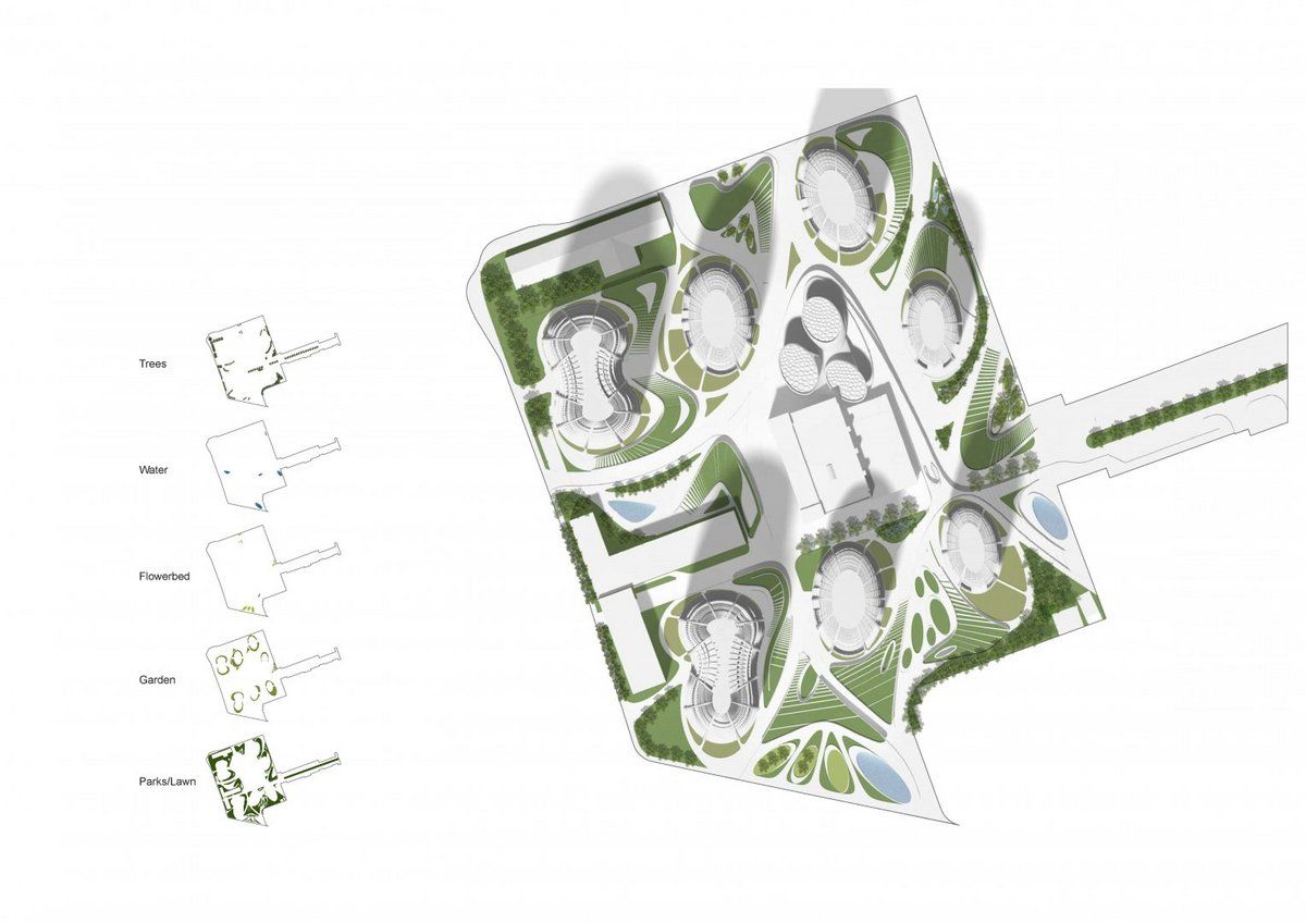 Modern Landscape Design, Zaha Hadid Architects, Site Plans, Urban ...