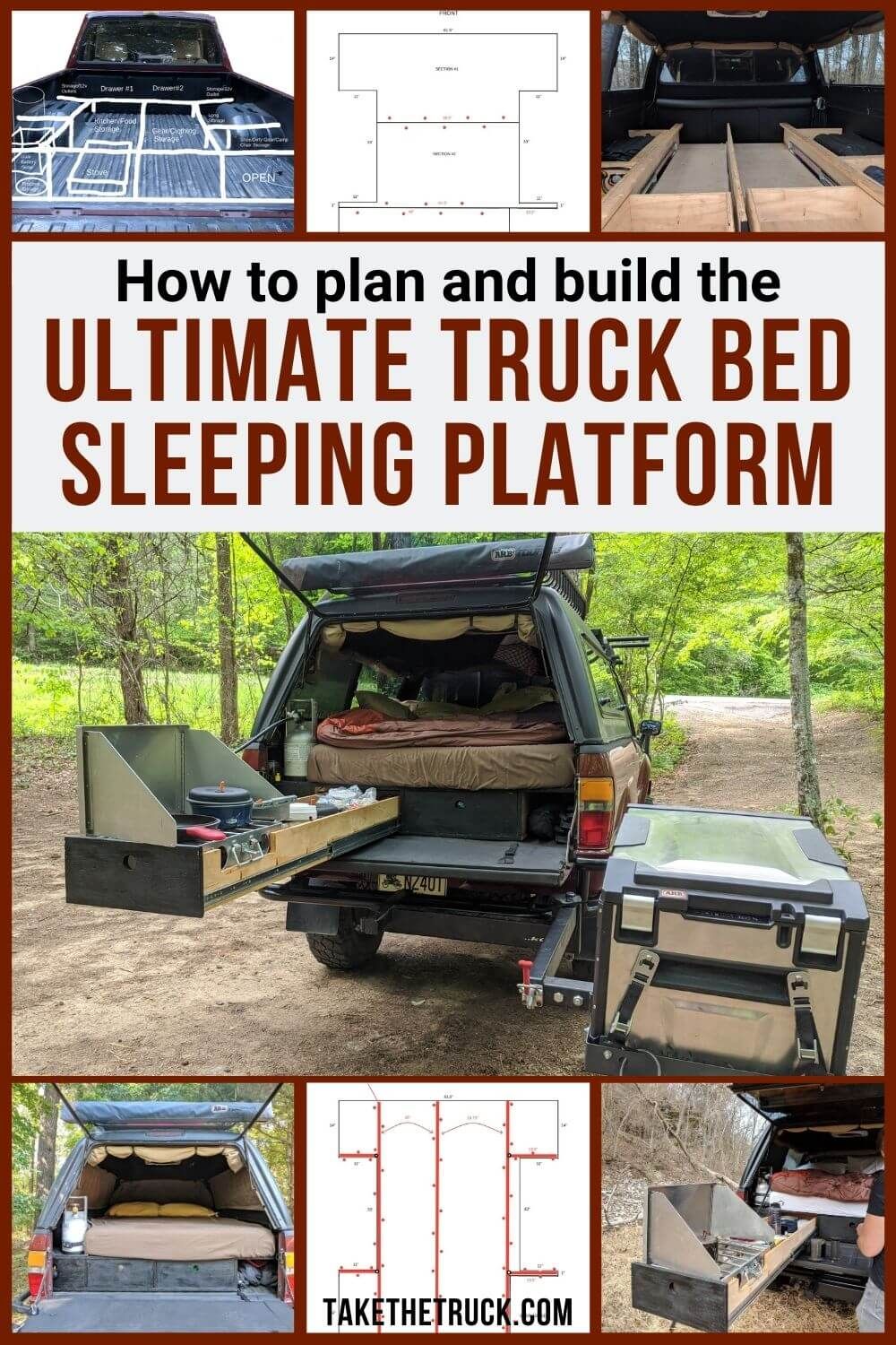 Build the ultimate truck bed sleeping platform for truck camping – Artofit