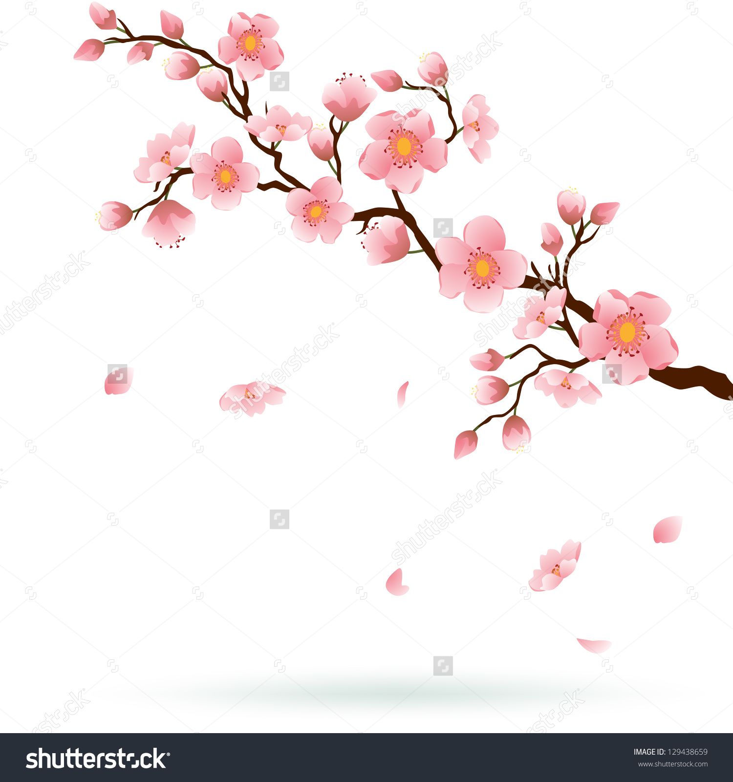 Blossom Tree Stock Vectors & Vector Clip Art | Shutterstock Japanese ...