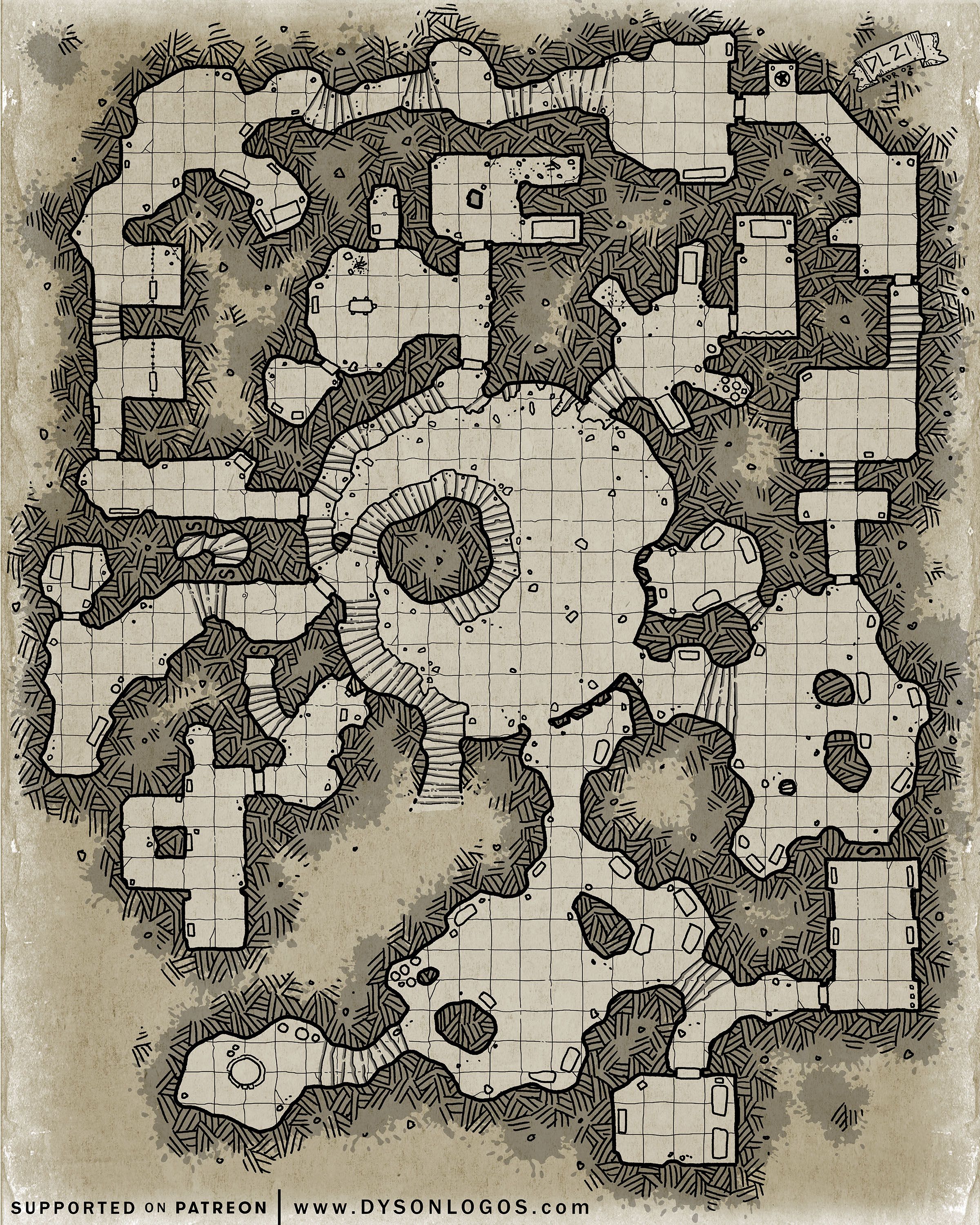 Twilight Descent Fantasy City Map Fantasy Map Dungeon Maps – Themelower