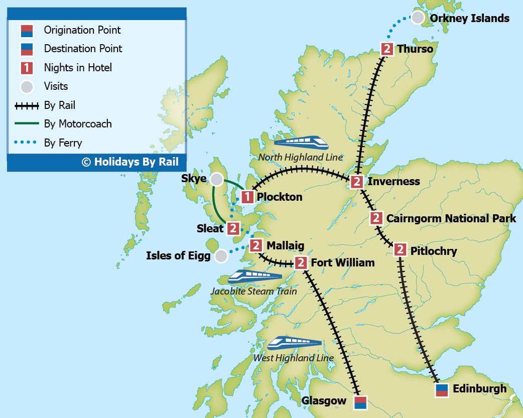 Train Routes In Scotland Map | US States Map