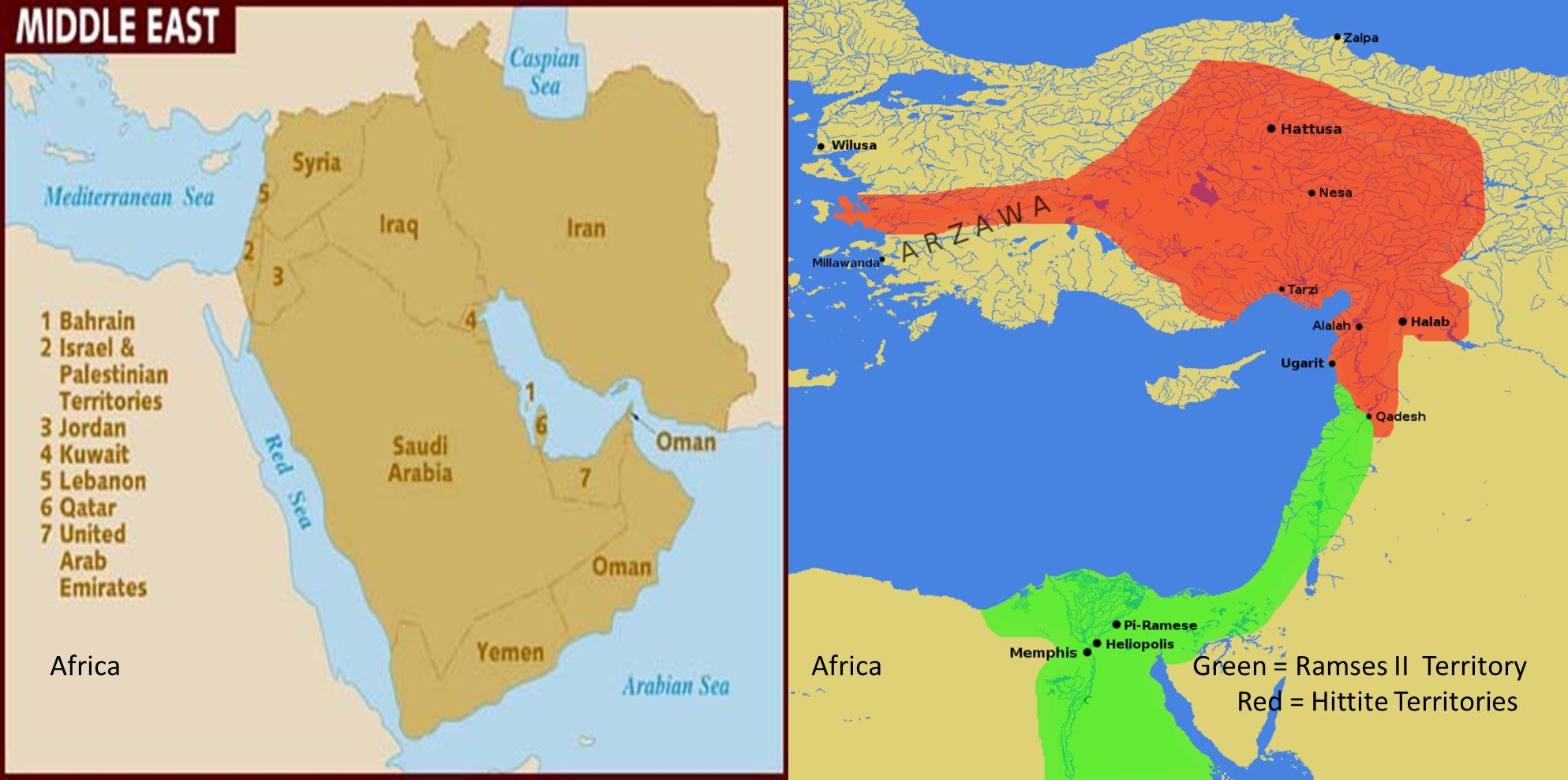 Ancient Egypt Empire Map