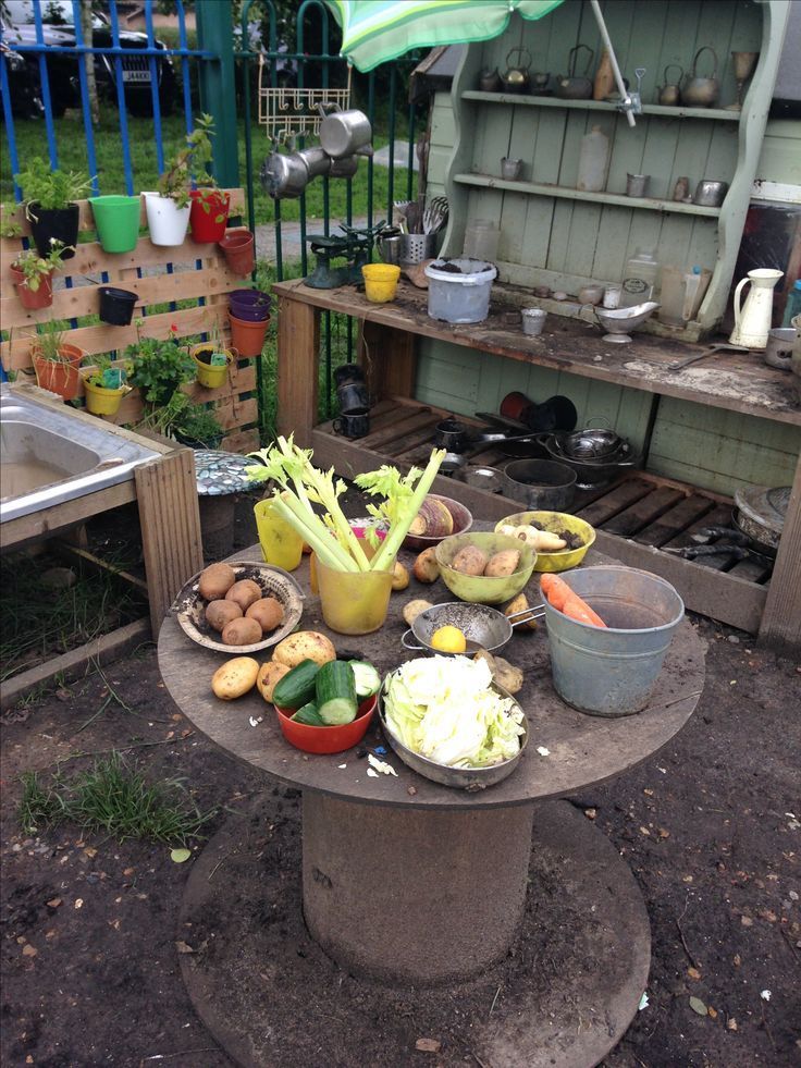 Incredible mud kitchen  Outdoor Play Outdoor learning 