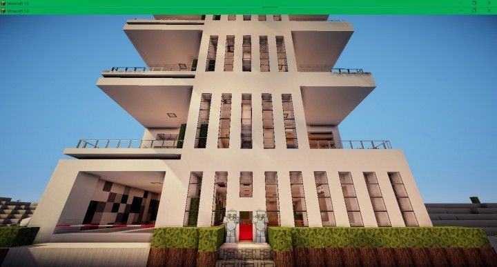 Modern Apartments 2 | Minecraft modern, Modern apartment, Building