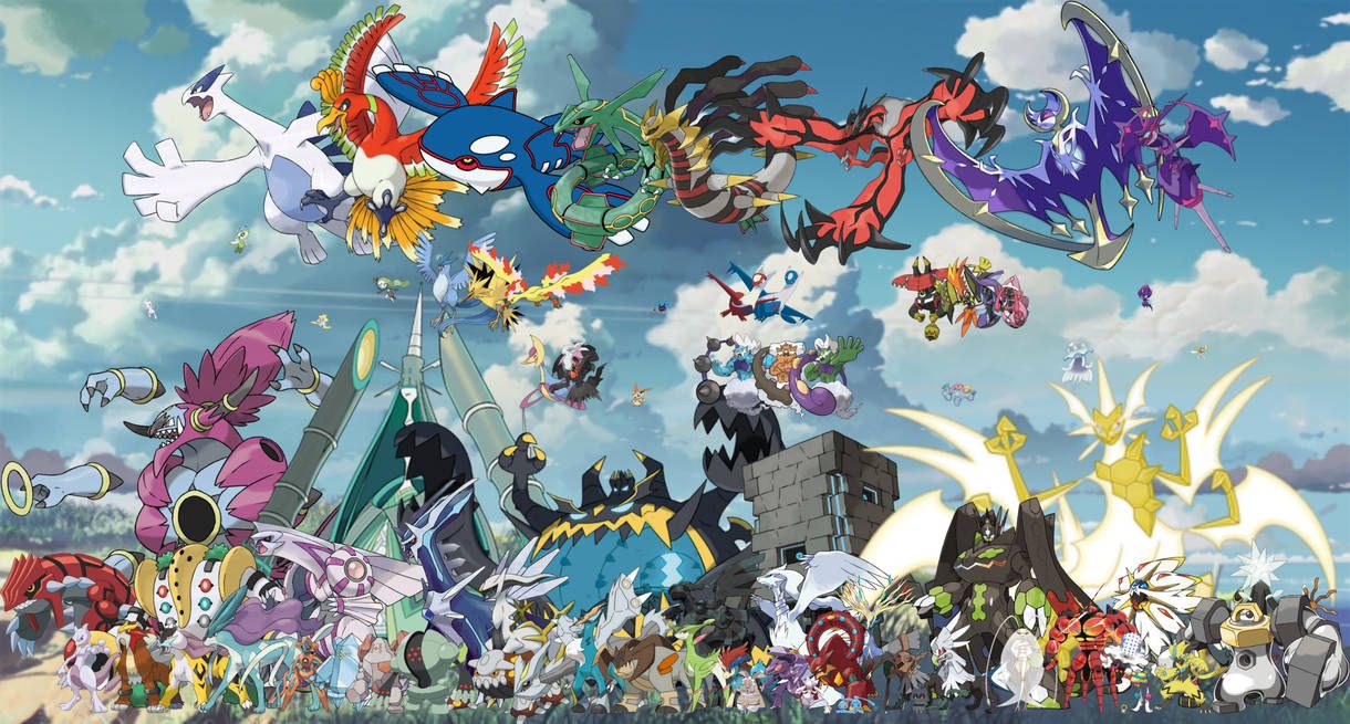 All Legendary Mythical UB Pokemon by https://www.deviantart.com ...