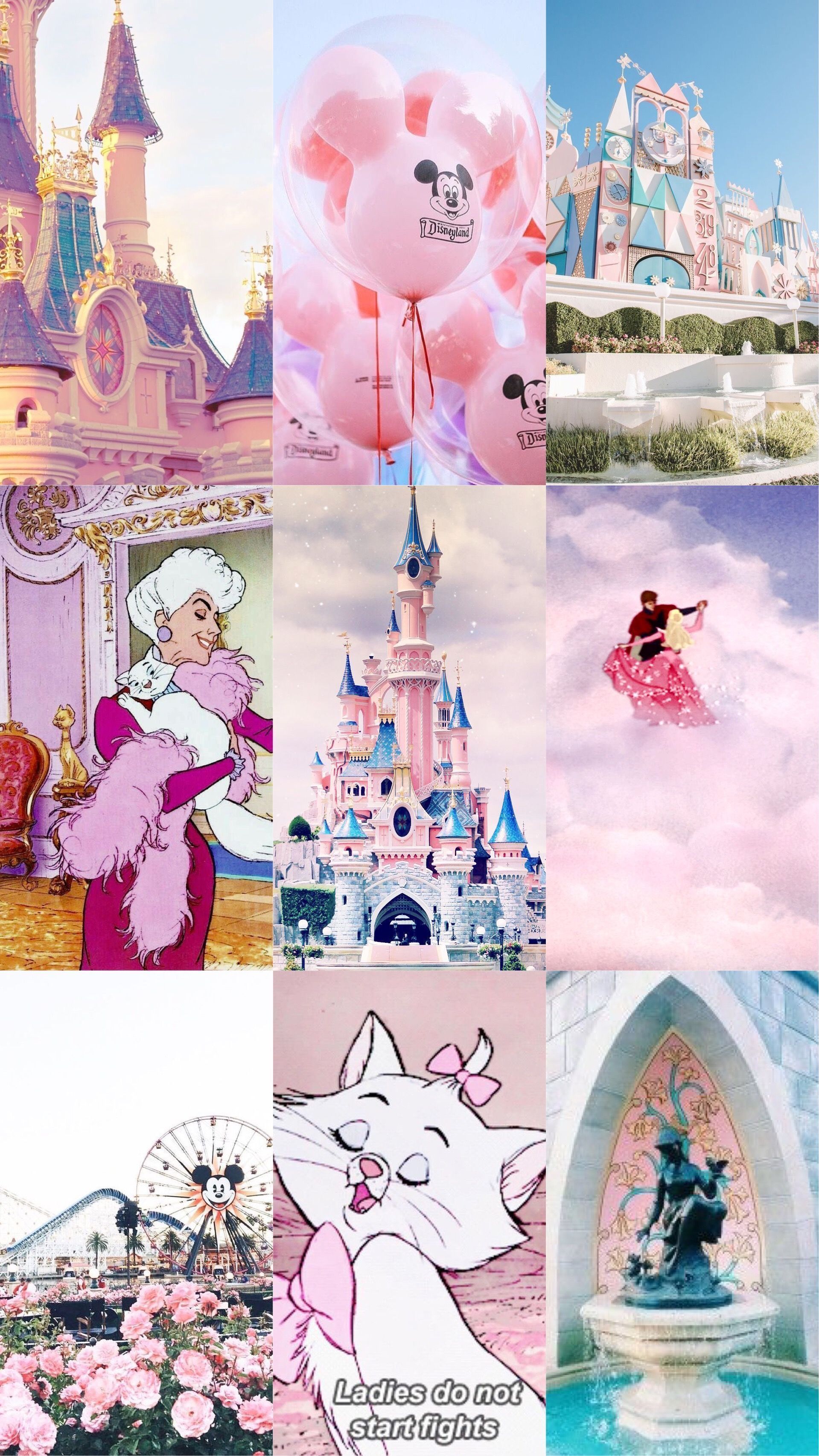 Mẫu hình nền Disney background aesthetic Ai cũng thích, tải miễn phí