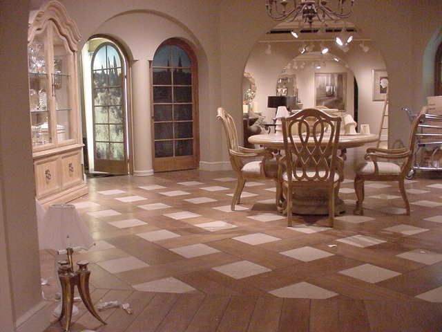 basket weave wood and tile floor - Google Search (With images) | Woven wood, Flooring, Tile floor