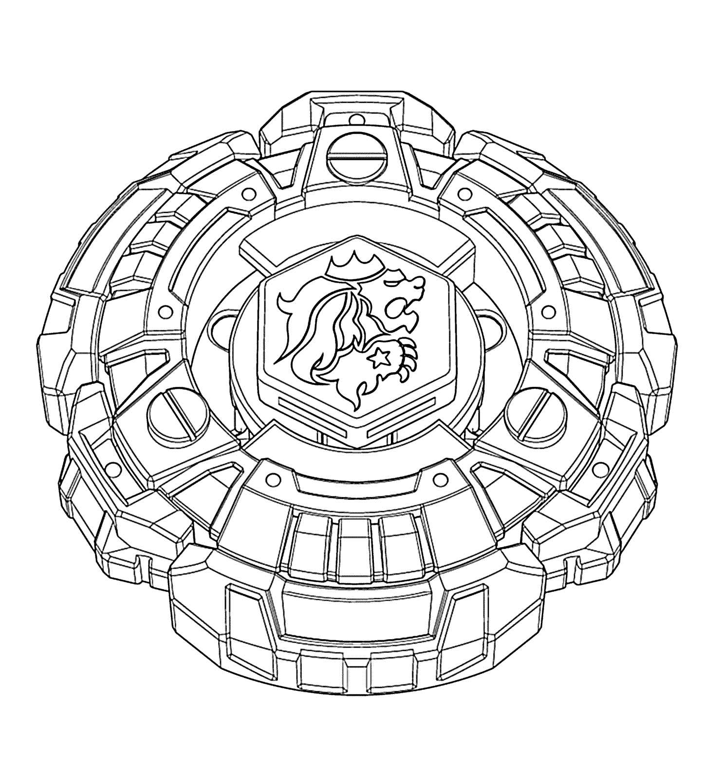 Beyblade anime coloring pages for kids, printable free Detailed ...