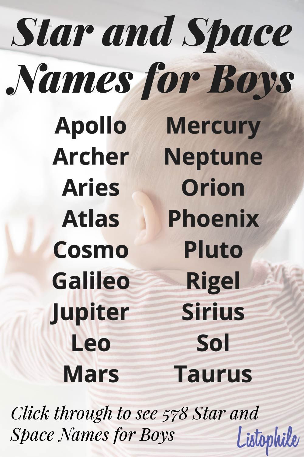 Top Star and Space Names for Boys