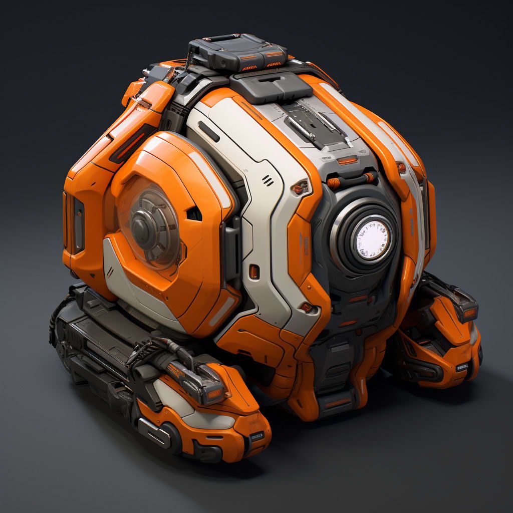 I will draw a hard surface modeling for you in blender in 2024