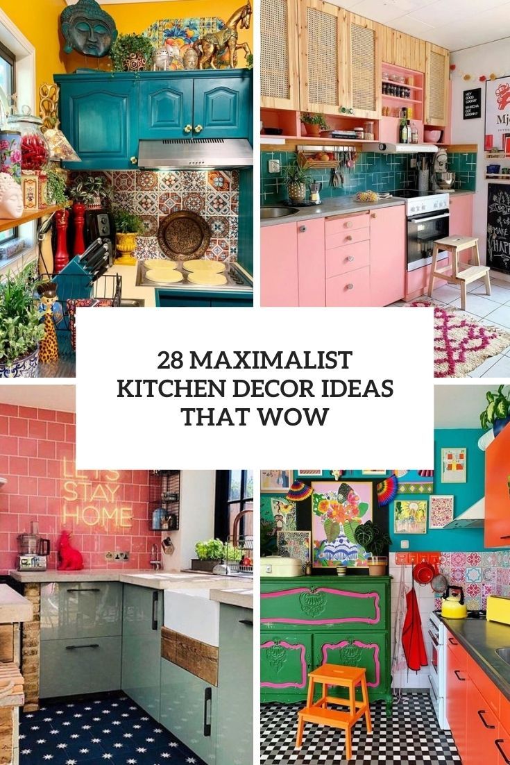 28 Maximalist Kitchen Decor Ideas That Wow - DigsDigs | Maximalist ...