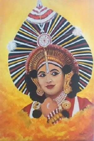 Paintings By Vranda Phadke Yakshagana Kerala In 2019 Painting