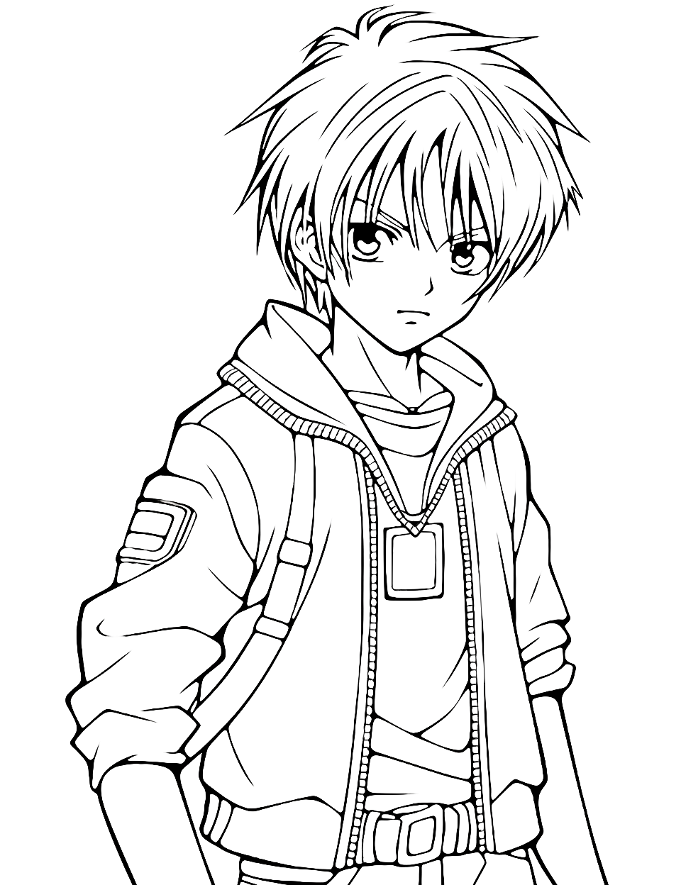 35 Anime Coloring Pages: Free Printable Sheets | Coloring books ...