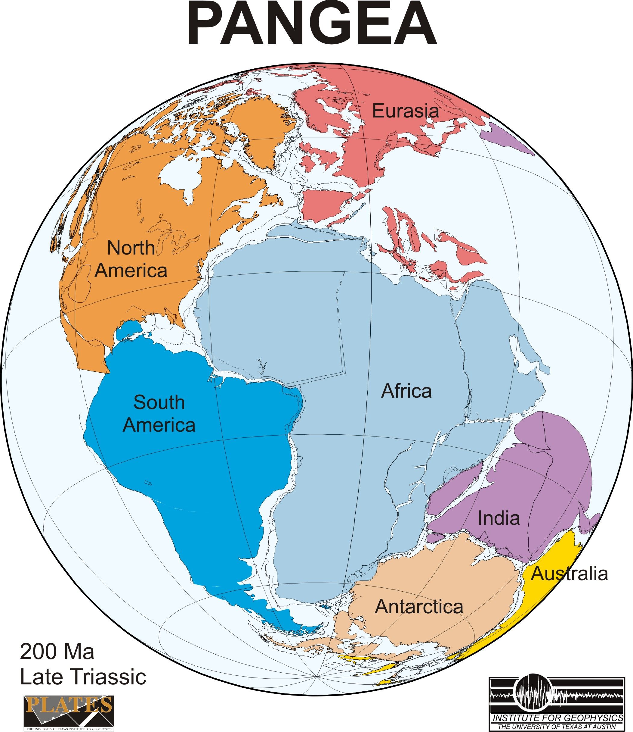 Pangea | Geography lessons, Geology, Continents and oceans