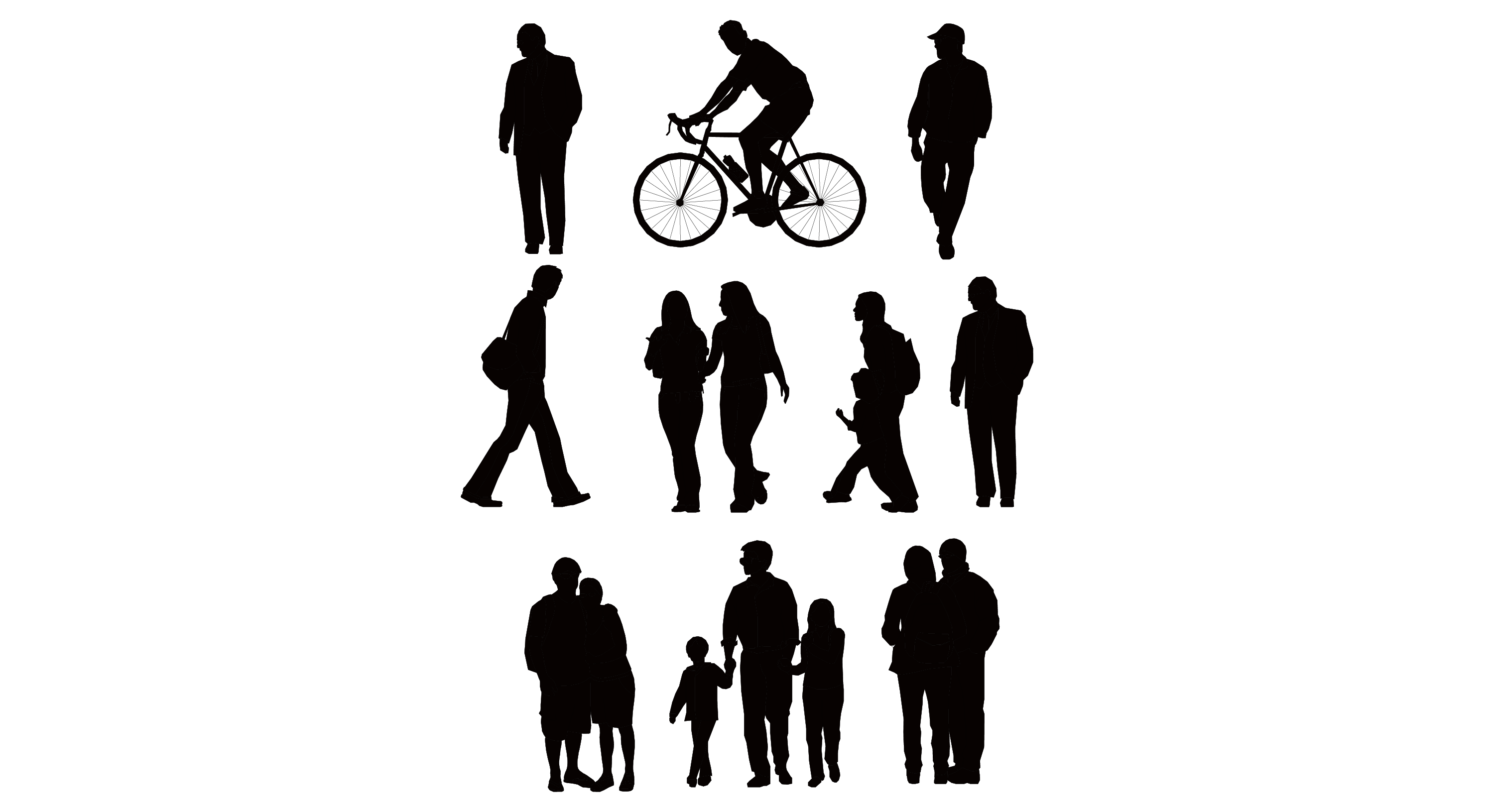 PEOPLE WALKING SYMBOL SILHOUETTE PNG - Google Search | Person ... image.