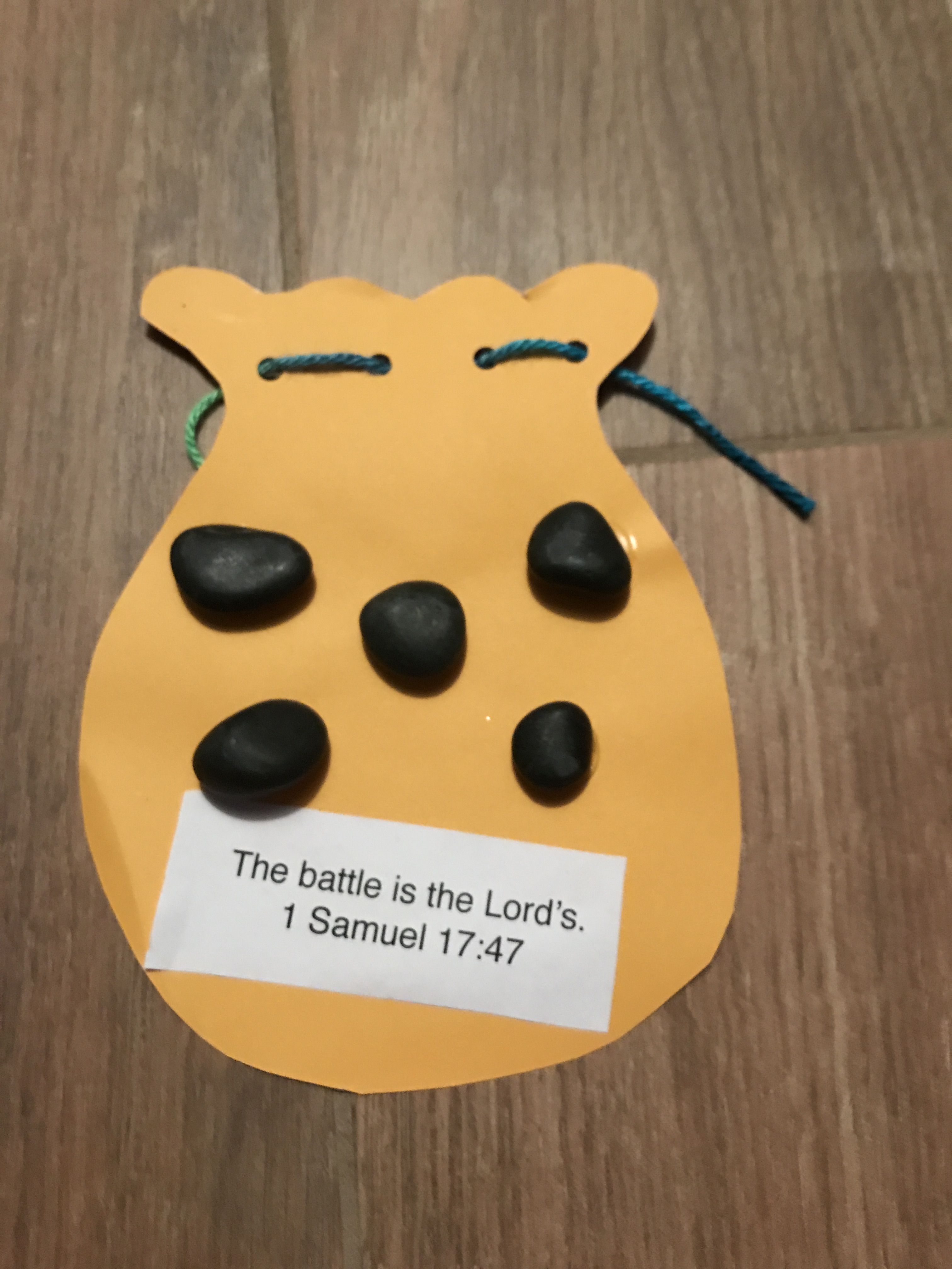 David And Goliath Preschool Craft