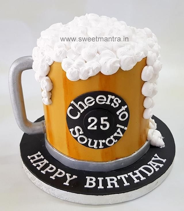 Beer Birthday Cake For Men, Beer Cakes For Men, Beer Birthday Party ...