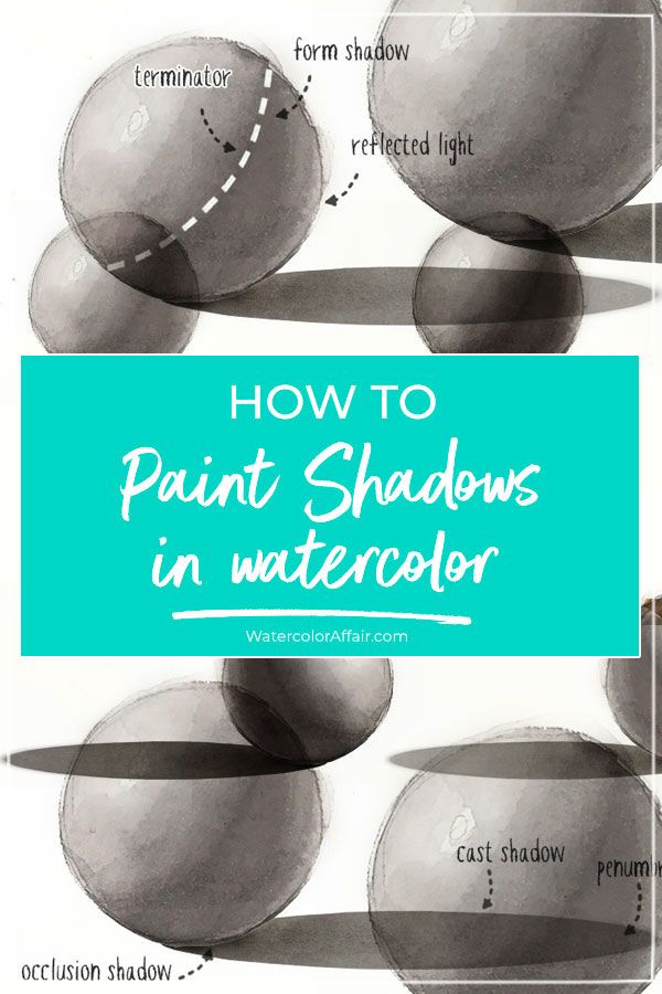 What's the secret to painting realistic shadows in watercolor? See how ...