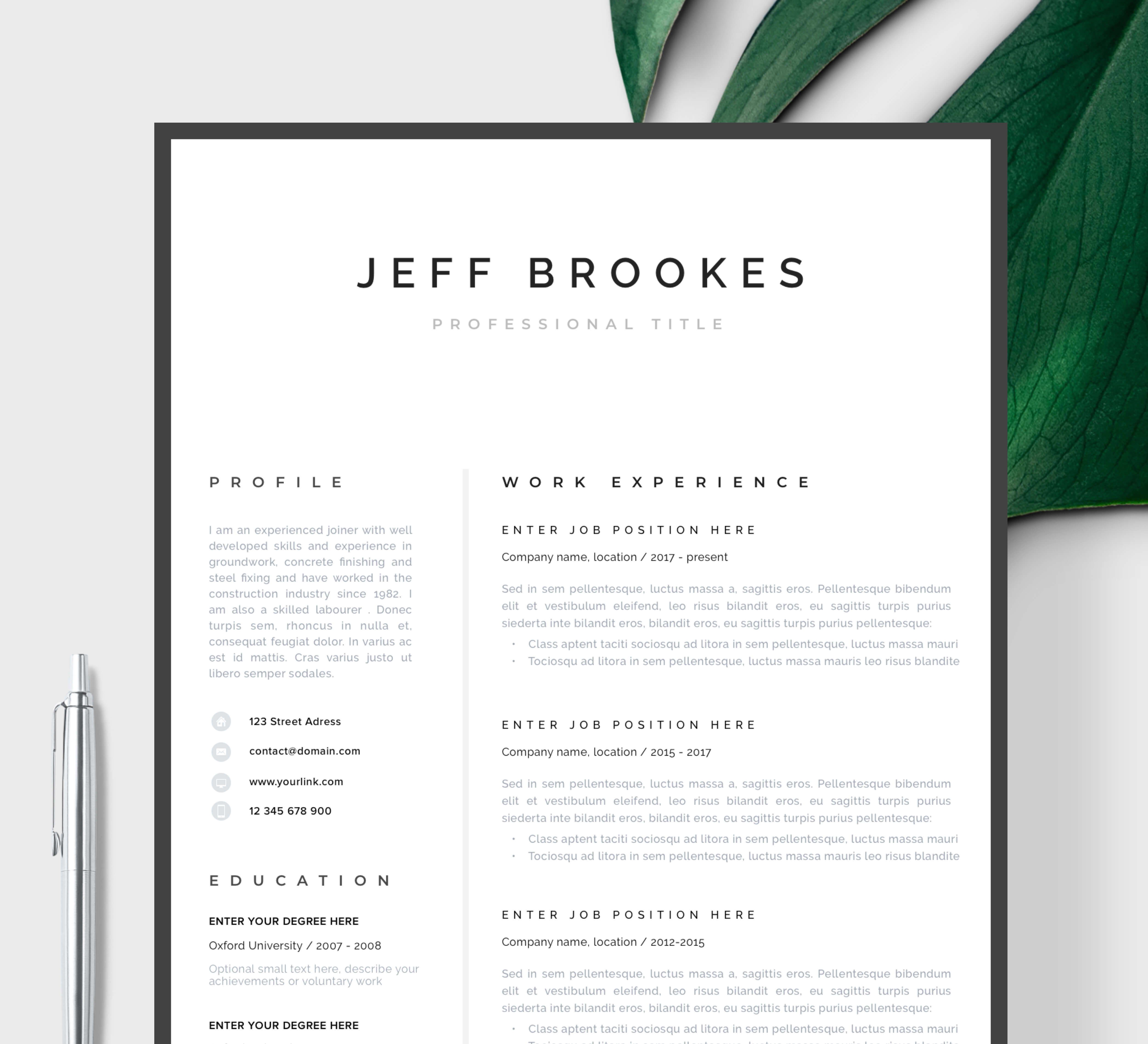 Best Resume Template Word Free - depression sprüche image.