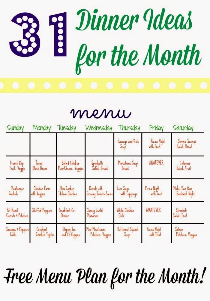 Create a meal planning routine tutorial printable meal planner set ...