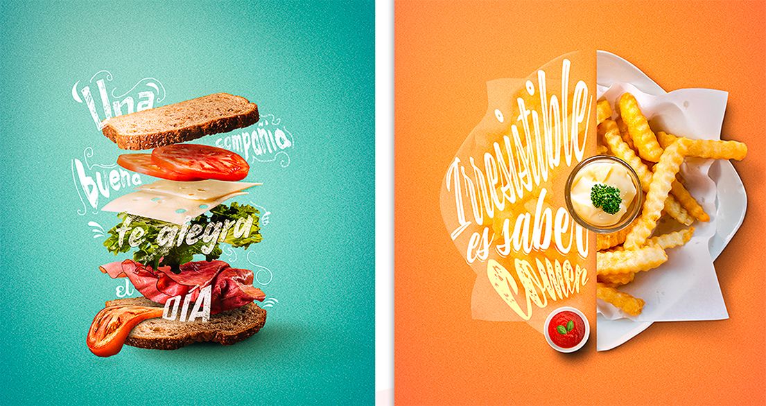 Layout design | Food graphic design, Food illustrations, Food design