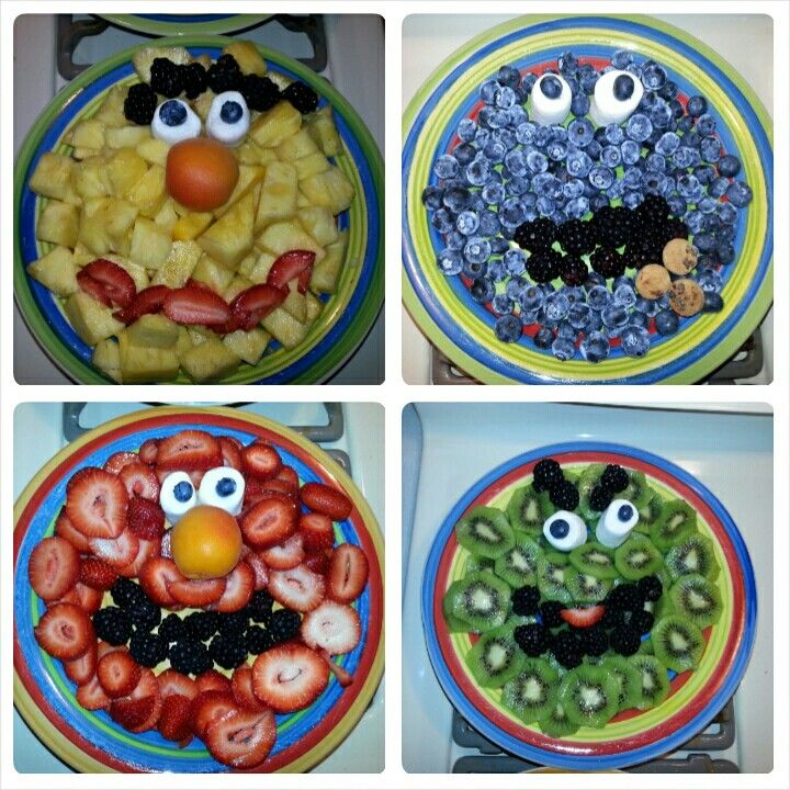 Fruity Sesame Street faces!!! Sesame Street, Ethan, Fruity, Birthday ...