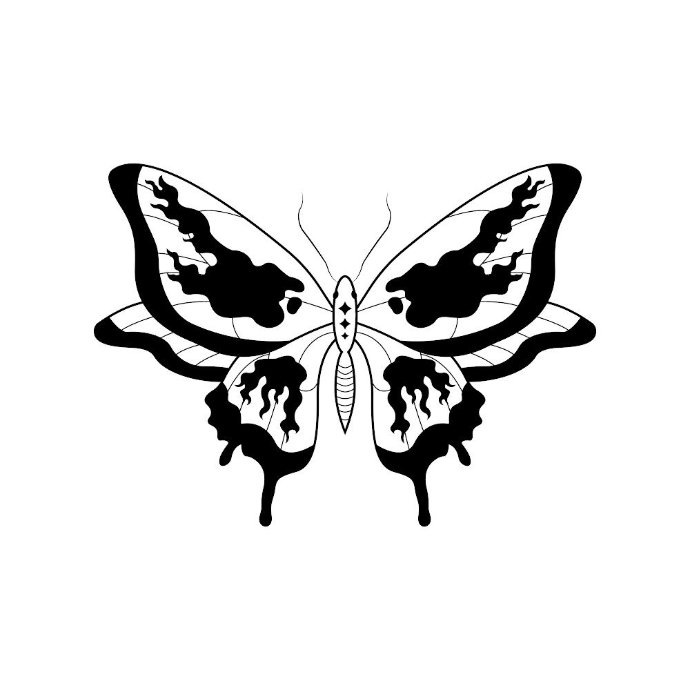 Tatoos, Butterfly, Vibes, Print, Character, Pencil Drawings, Fun ...