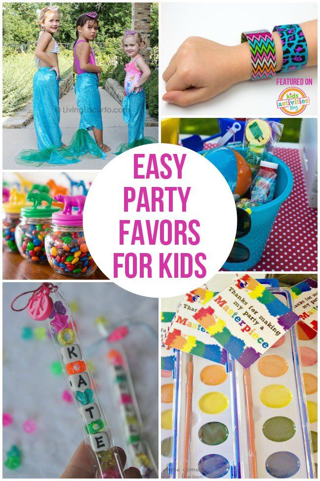 35 easy birthday party favor ideas for kids – Artofit