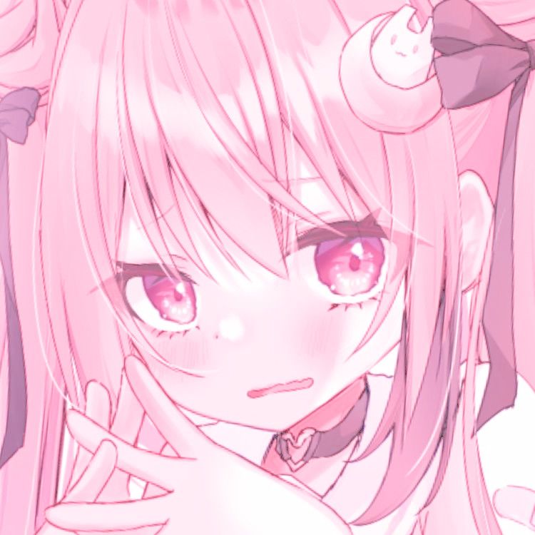 Pink Anime Girl PFP