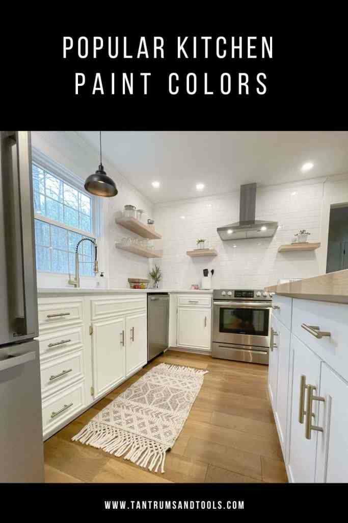 Popular Kitchen Paint Colors with White Cabinets: Which is Best for You ...