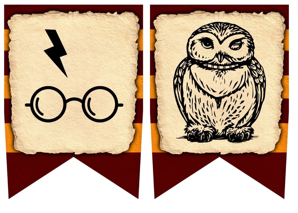 Harry Potter Birthday Banner Printable