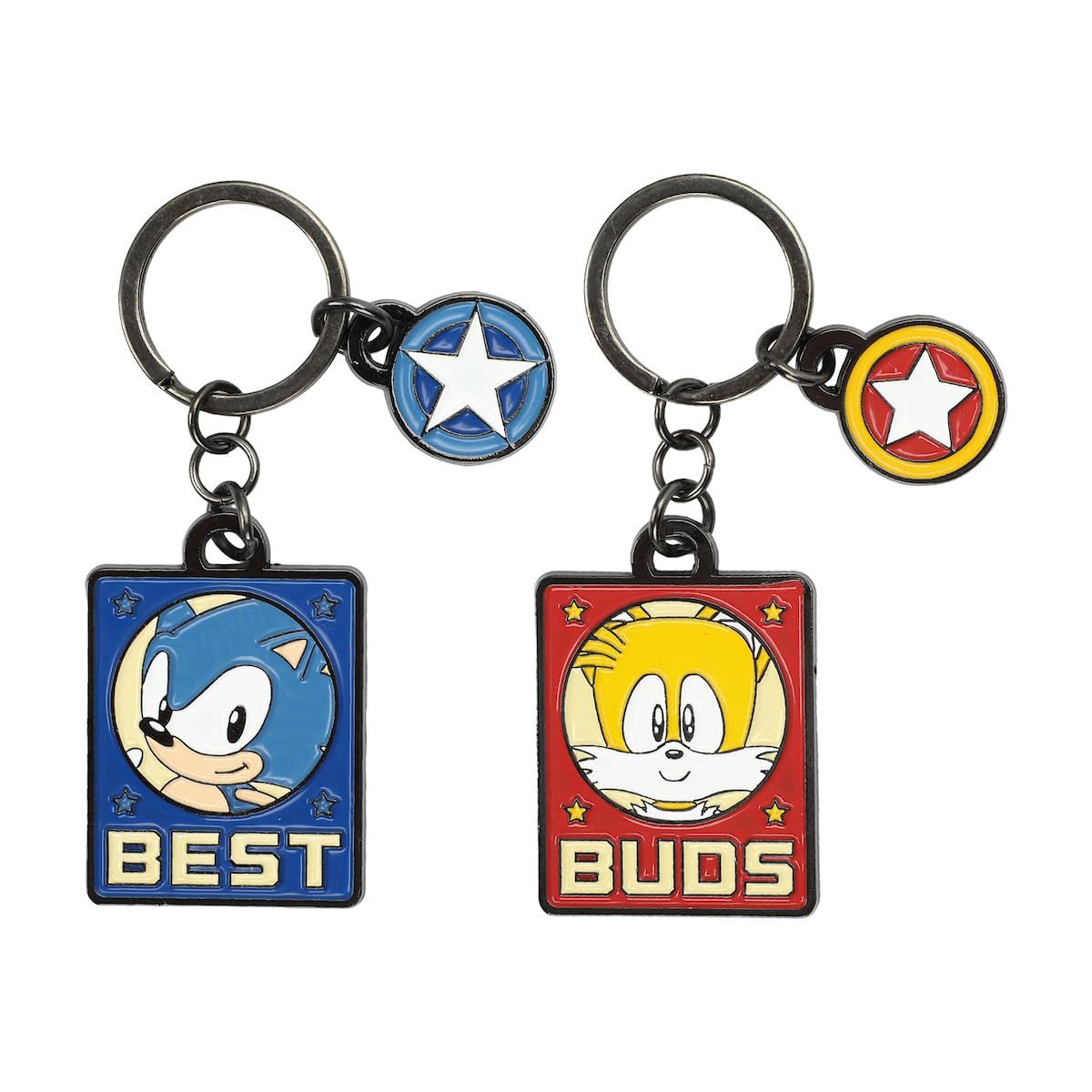 Bioworld Sonic the Hedgehog Sonic & Tails Best Buds Keychains (Set of 2 ...