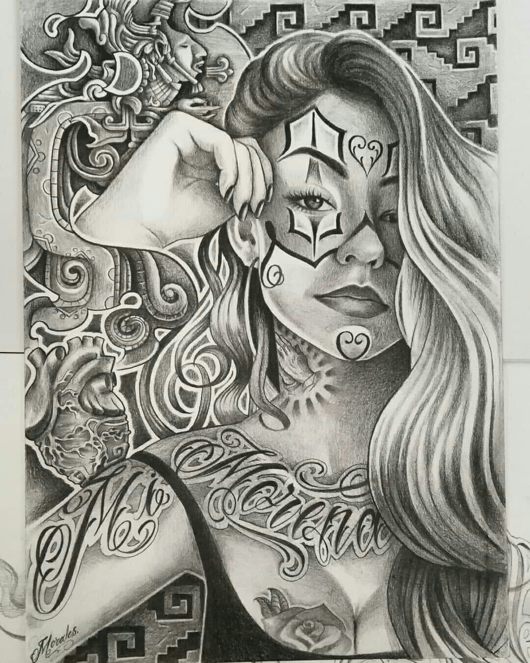 42 Gangsta Coloring Pages Chicano Tattoos Drawings Ta - vrogue.co