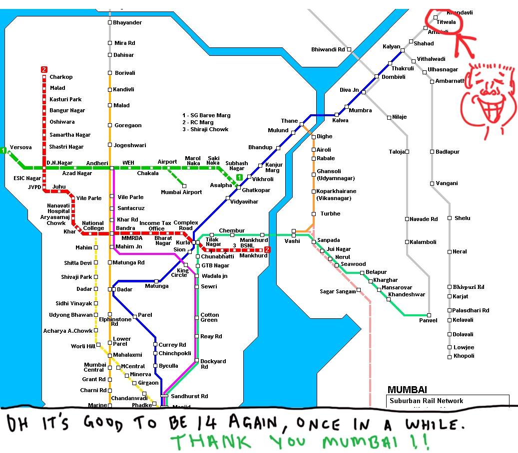 Mumbai Metro Line Map