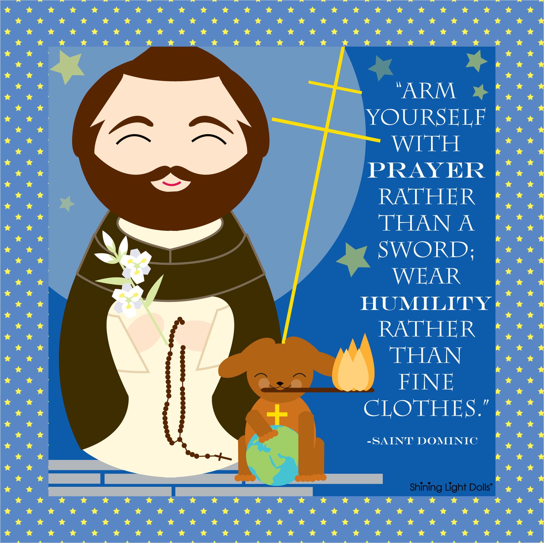 St. Dominic quote printable (free!) other Saints too! 