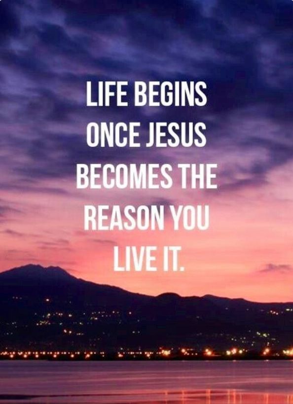 Live your Life for Jesus. Jesus is life, Christian quotes, Jesus