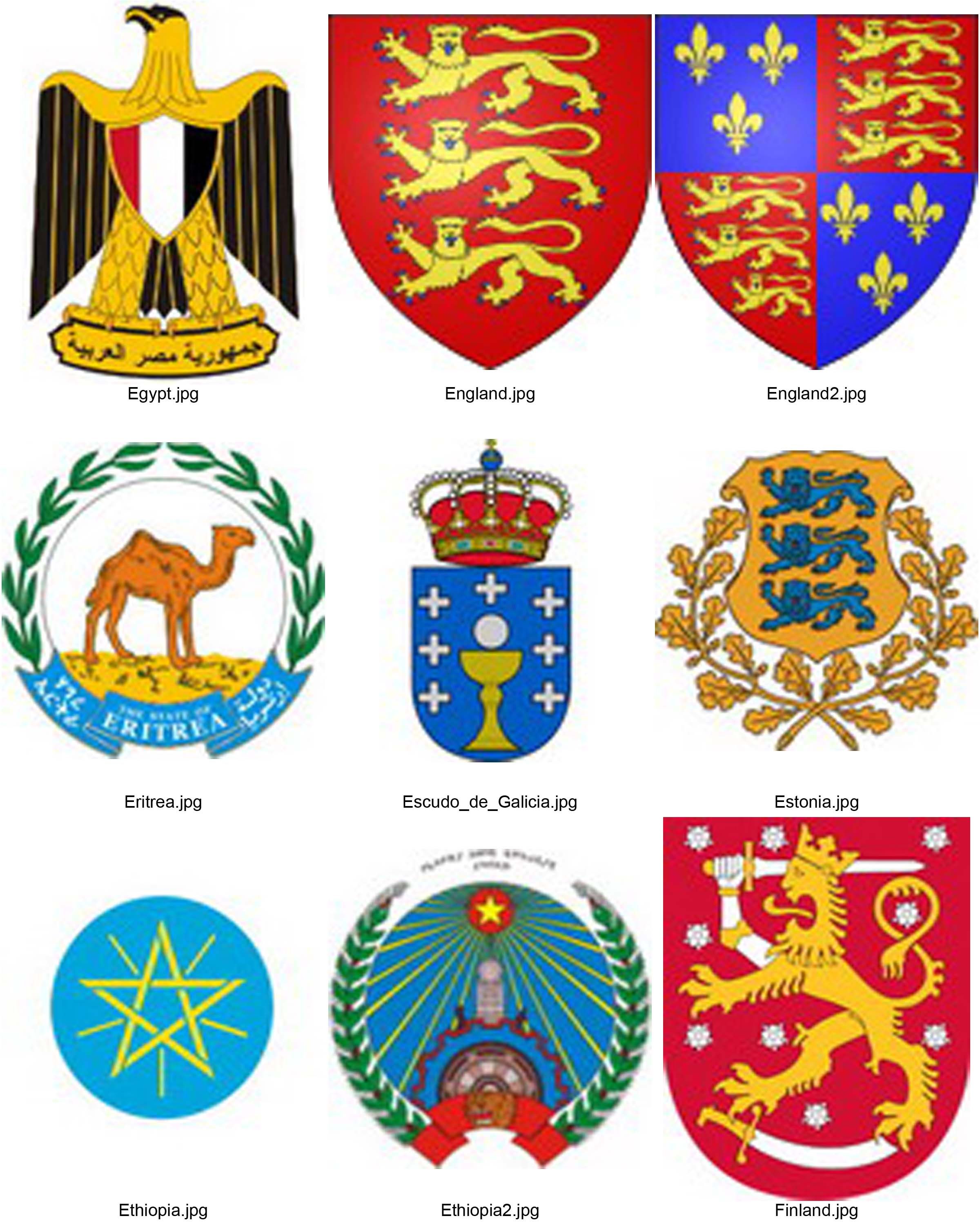 National Emblem's of the world country | Coat of arms, Emblems, Flags ...