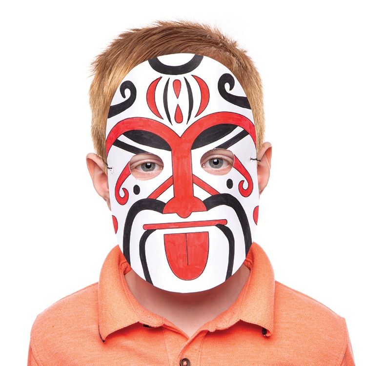 Maori Tattoo Mask | Free Craft Ideas | Baker Ross