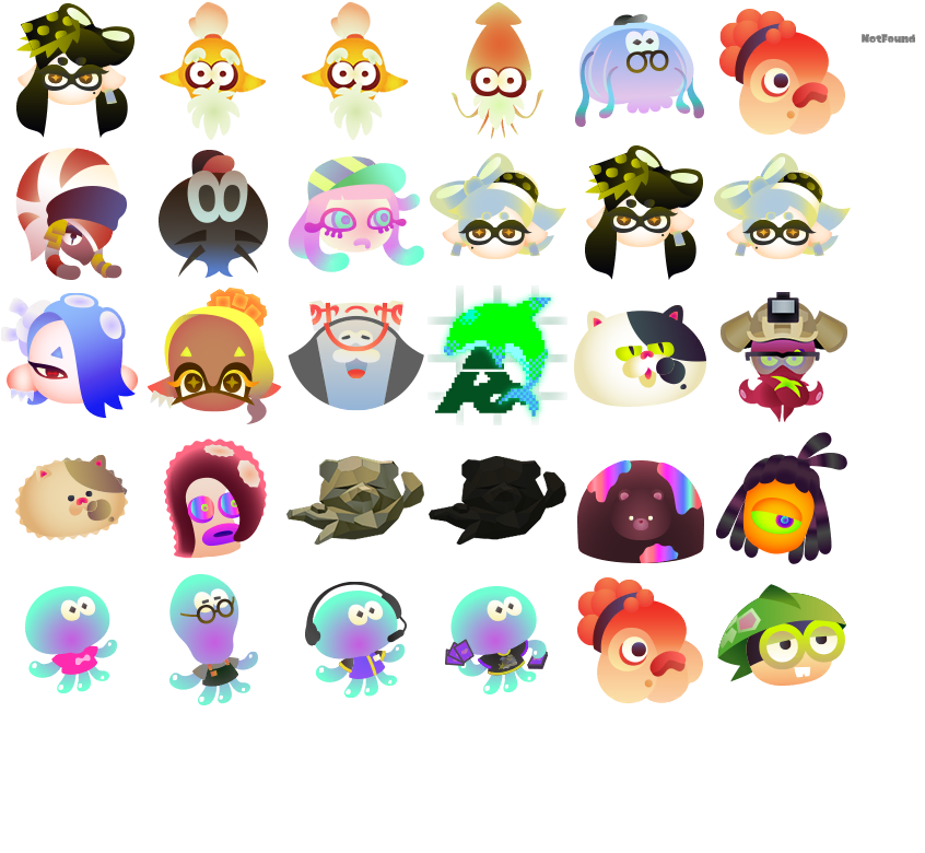 Full sheet view splatoon 3 dialogue icons – Artofit