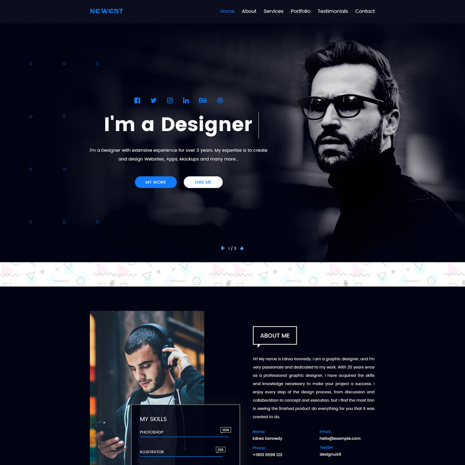 Web Developer Portfolio Templates