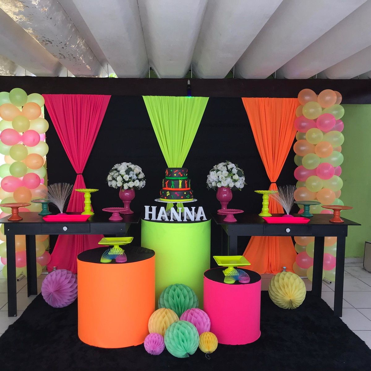 São joão neon decoração para festa junina com cores fluo – Artofit