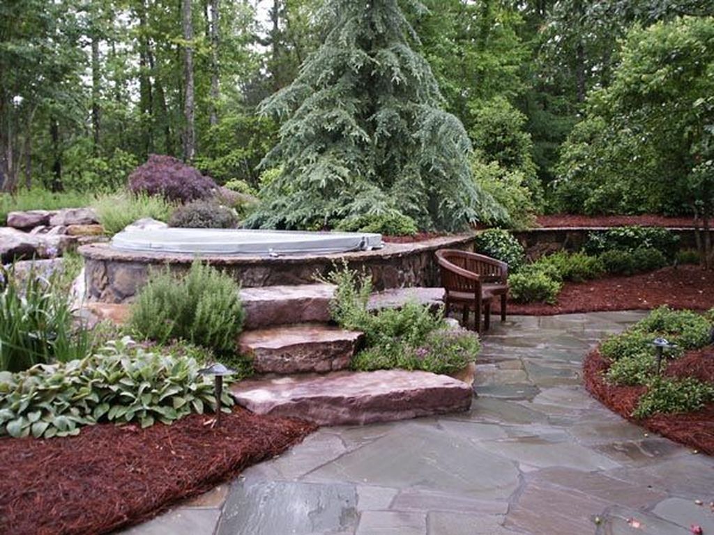 20+ Hot Tub Rock Surround