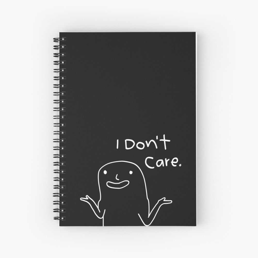 IDK I Don't Know Meme Cartoon Spiral Notebook