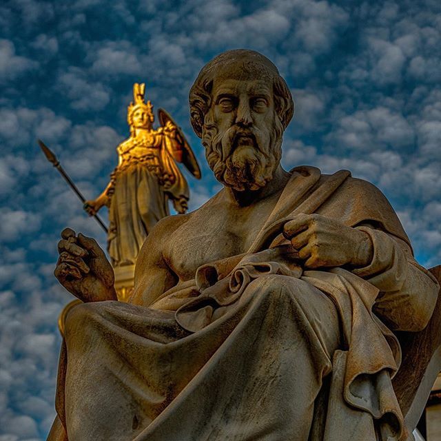 Plato with Athena on his side. Welcome to purchase our book at: https ...